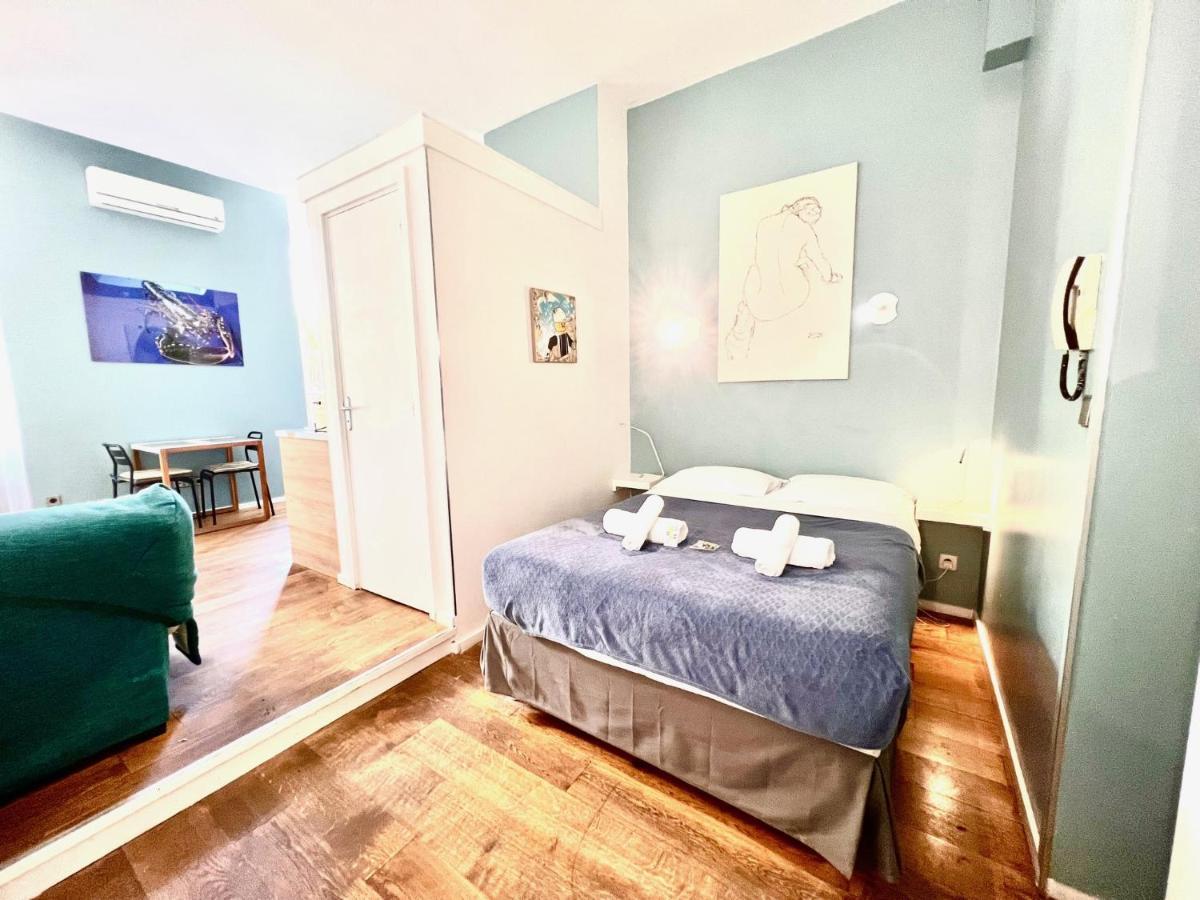 Aparthotel Riviera - Grimaldi Coeur De Ville - Large Studio Ac With Bigger South Terrace - Hyper Centre - Terrasse Esprit Niza Exterior foto